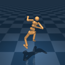 Humanoid Run Visualization